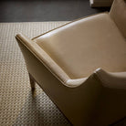Arteriors - FRU17 - Chair - Ferguson - Ivory/Dark Walnut