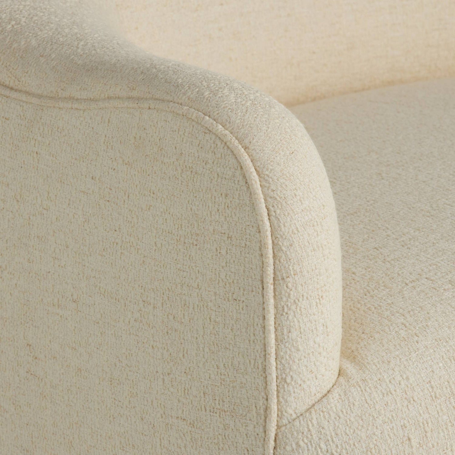 Arteriors - FRU18 - Chaise - Delfino - Blanc Oxford/Fer noirci