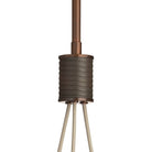 Arteriors - DSC14 - Three Light Chandelier - Trinity - Frost Ombre/Heritage Brass