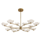 Arteriors - DLC51 - LED Suspendu - Fleurana - Givré/Laiton Antique