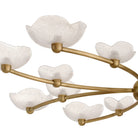 Arteriors - DLC51 - LED Suspendu - Fleurana - Givré/Laiton Antique