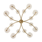 Arteriors - DLC51 - LED Suspendu - Fleurana - Givré/Laiton Antique
