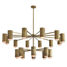 Arteriors - DLC55 - 20 Light Chandelier - Loryn - Antique Brass/White