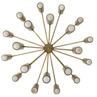 Arteriors - DLC55 - 20 Light Chandelier - Loryn - Antique Brass/White