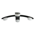 Arteriors - DFC26 - LED Flush Mount - Axia - Blackened Iron/Matte Opal