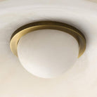 Arteriors - DFC37 - LED Flush Mount - Stella - White/Antique Brass