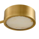 Arteriors - DLC50 - 12 Lumières Suspendu - Grille Wright - Laiton antique/Blanc