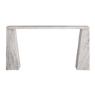 Arteriors - FLS13 - Console - Antonine - Faux marbre blanc
