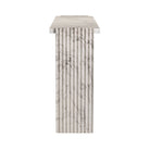 Arteriors - FLS13 - Console - Antonine - Faux marbre blanc