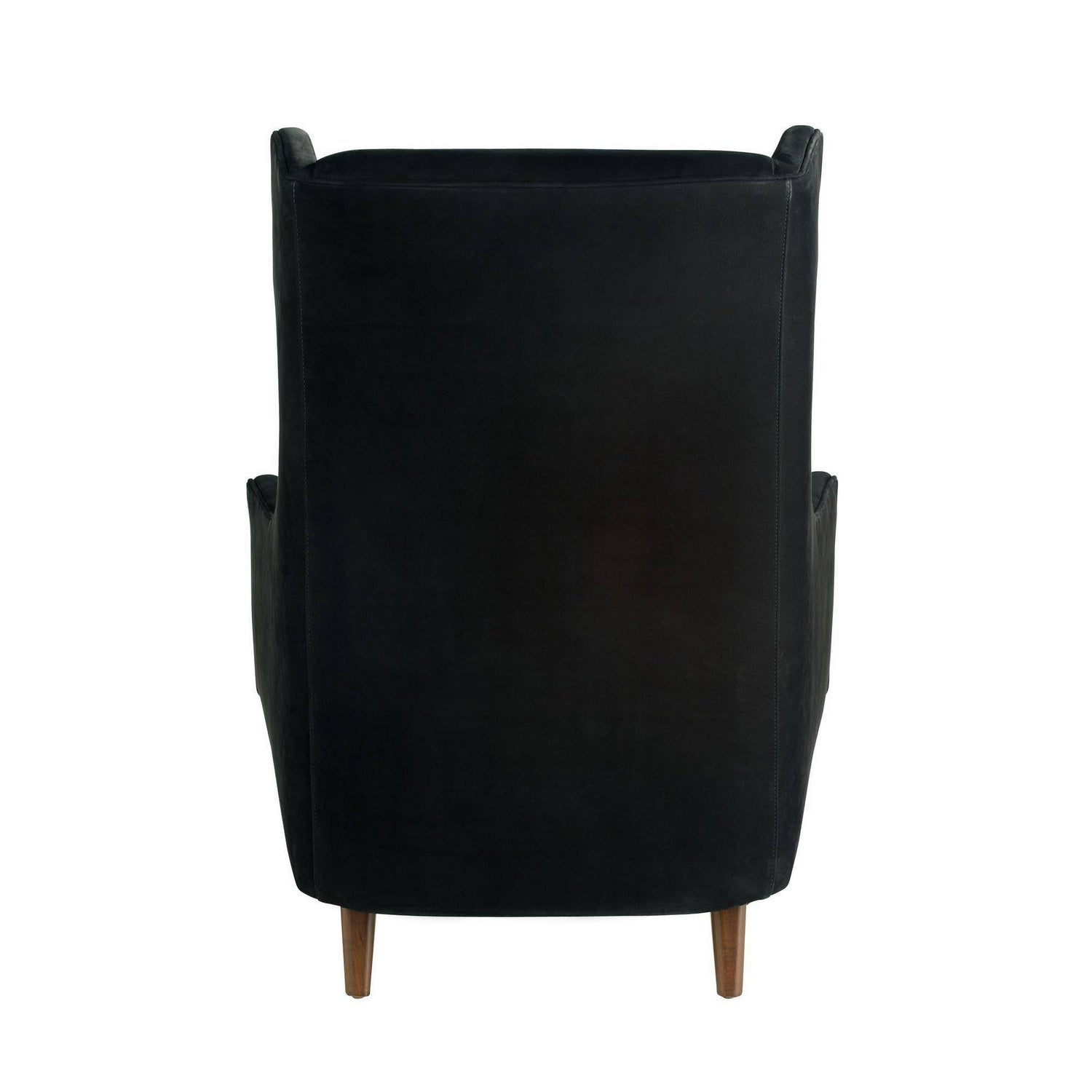 Arteriors - FRU16 - Chaise - Budell - Nubuck noir/Noyer foncé