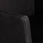 Arteriors - FRU16 - Chaise - Budell - Nubuck noir/Noyer foncé