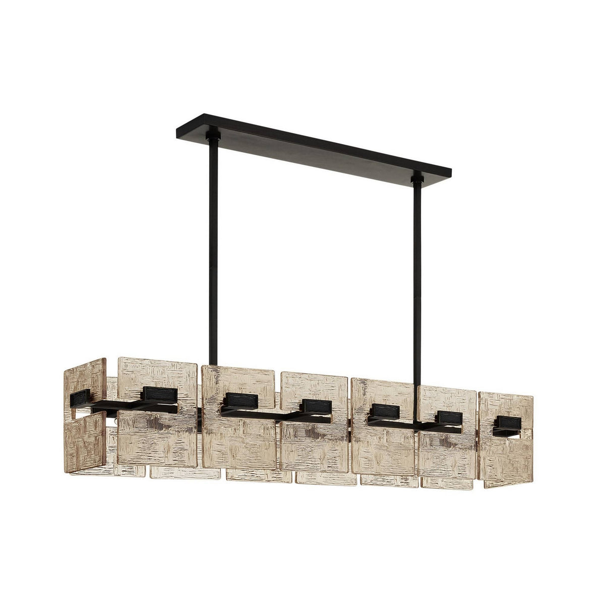 Arteriors - DLC49 - Six Lumières Linéaires Suspendu - Vetrina - Ombre fondue/Bronze anglais