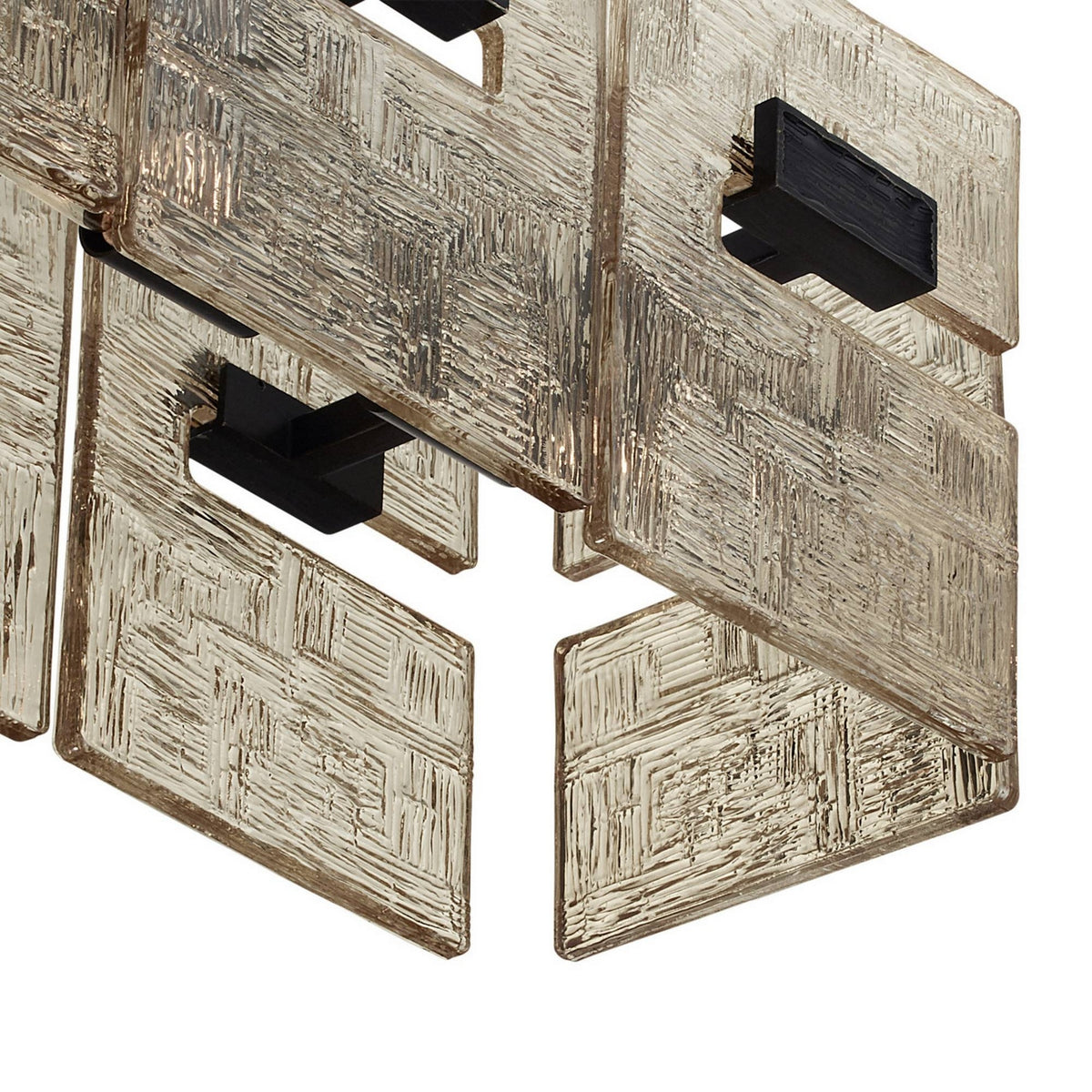 Arteriors - DLC49 - Six Lumières Linéaires Suspendu - Vetrina - Ombre fondue/Bronze anglais