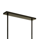 Arteriors - DLC49 - Six Light Linear Chandelier - Vetrina - Molten Umber/English Bronze