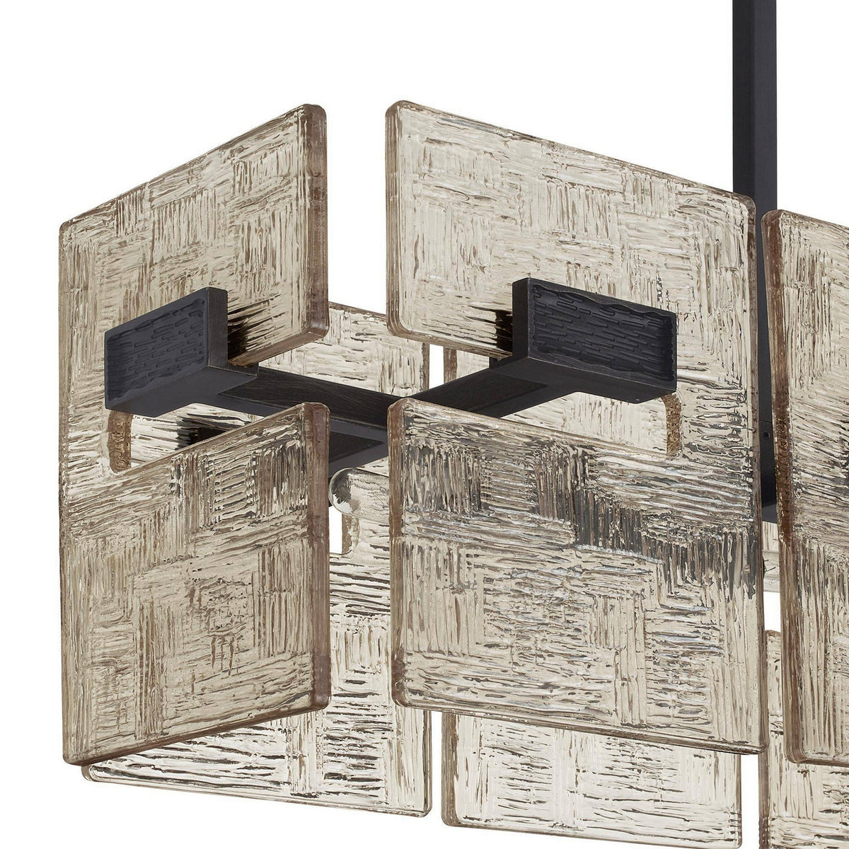 Arteriors - DLC49 - Six Lumières Linéaires Suspendu - Vetrina - Ombre fondue/Bronze anglais