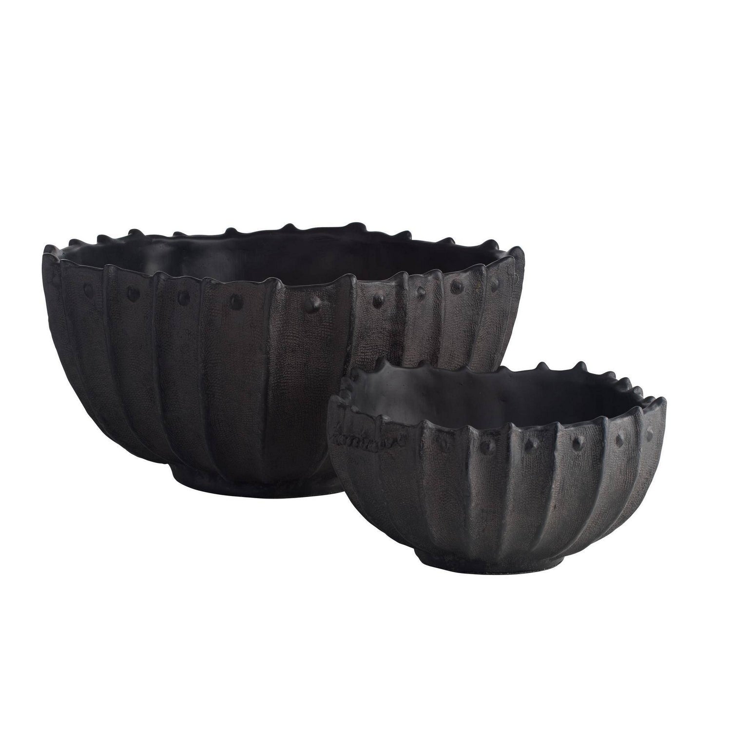 Arteriors - GDATC01 - Centerpieces, Set of 2 - Neushoorn - Ebony