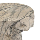 Arteriors - FES19 - Table d'appoint - Mirelle - Imitation marbre Mojave