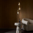 Arteriors - FES19 - Table d'appoint - Mirelle - Imitation marbre Mojave