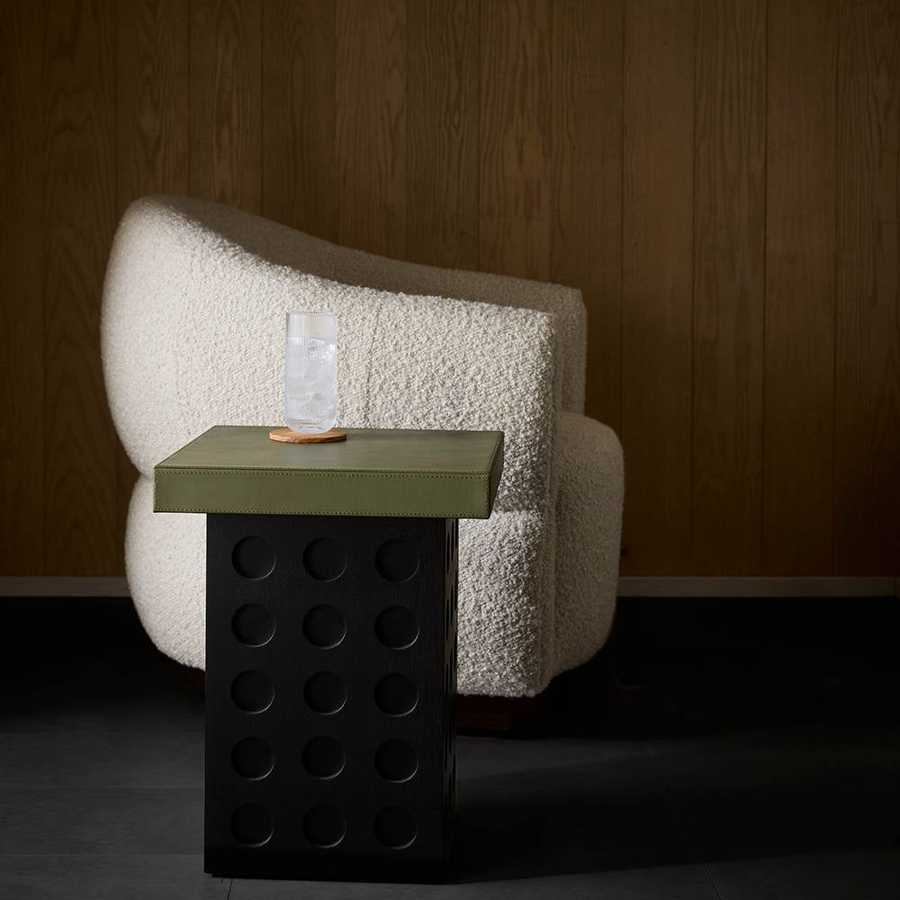 Arteriors - FAI29 - Table d'appoint - Arco - Pistache/Ébène