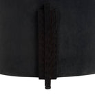 Arteriors - FOI15 - Accent Stool - Wexler - Pebble/Blackened Iron