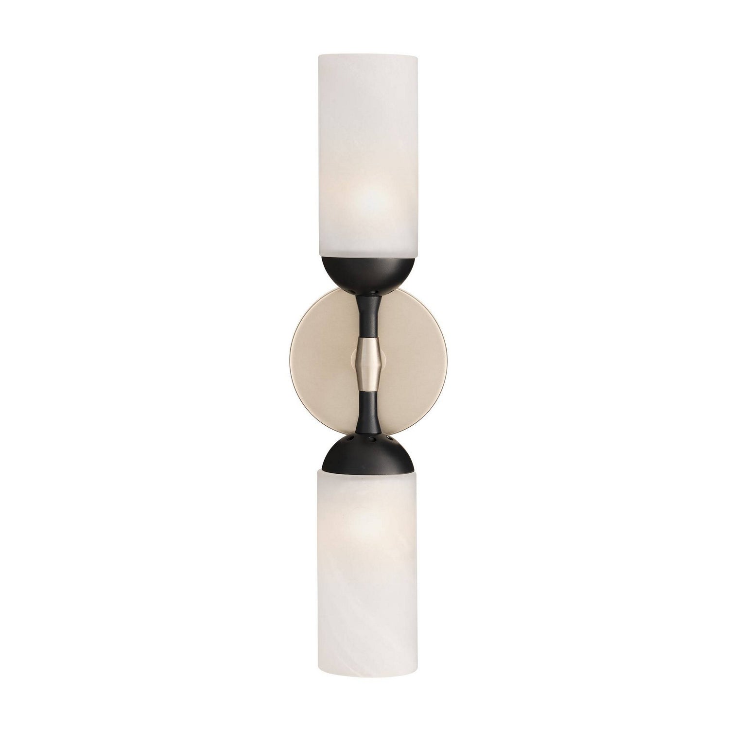 Arteriors - DWC102 - Two Light Wall Sconce - Emmett - Opal Swirl/Dark Vintage Silver