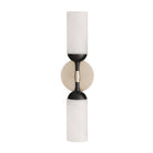 Arteriors - DWC102 - Two Light Wall Sconce - Emmett - Opal Swirl/Dark Vintage Silver
