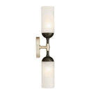 Arteriors - DWC102 - Two Light Wall Sconce - Emmett - Opal Swirl/Dark Vintage Silver