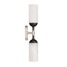 Arteriors - DWC102 - Two Light Wall Sconce - Emmett - Opal Swirl/Dark Vintage Silver