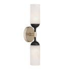 Arteriors - DWC102 - Two Light Wall Sconce - Emmett - Opal Swirl/Dark Vintage Silver