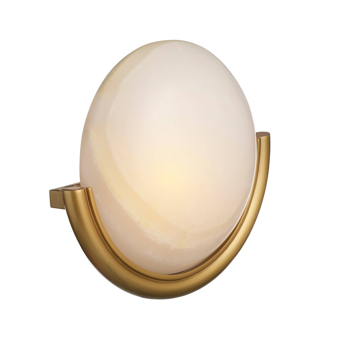 Arteriors - DWC101 - LED Murale - Alicia - Blanc/Laiton antique