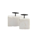 Arteriors - ATI12 - Serre-livres, lot de 2 - Pedra - Fer blanc/noirci