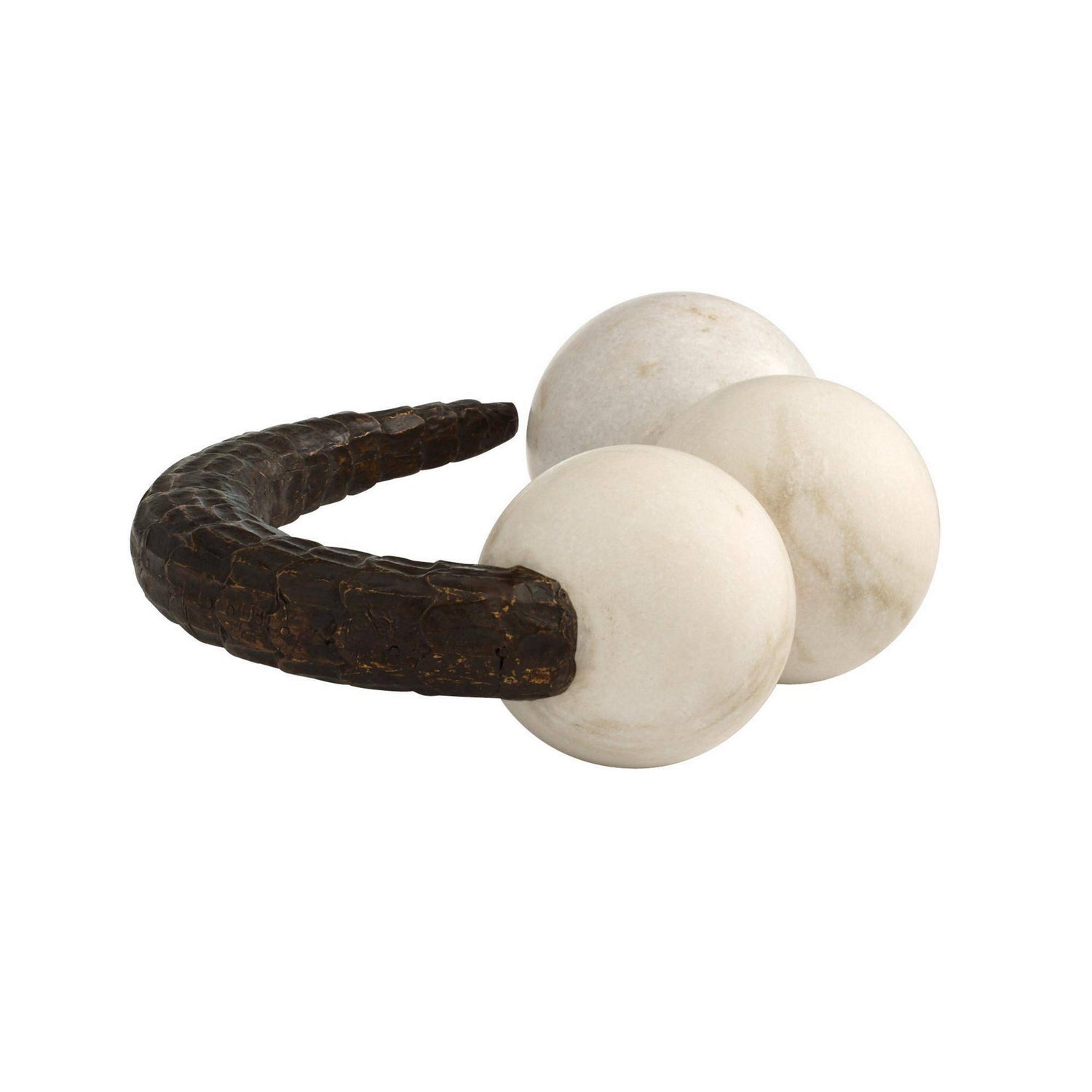 Arteriors - ASI22 - Sculpture - Sonora - Blanc/Bronze