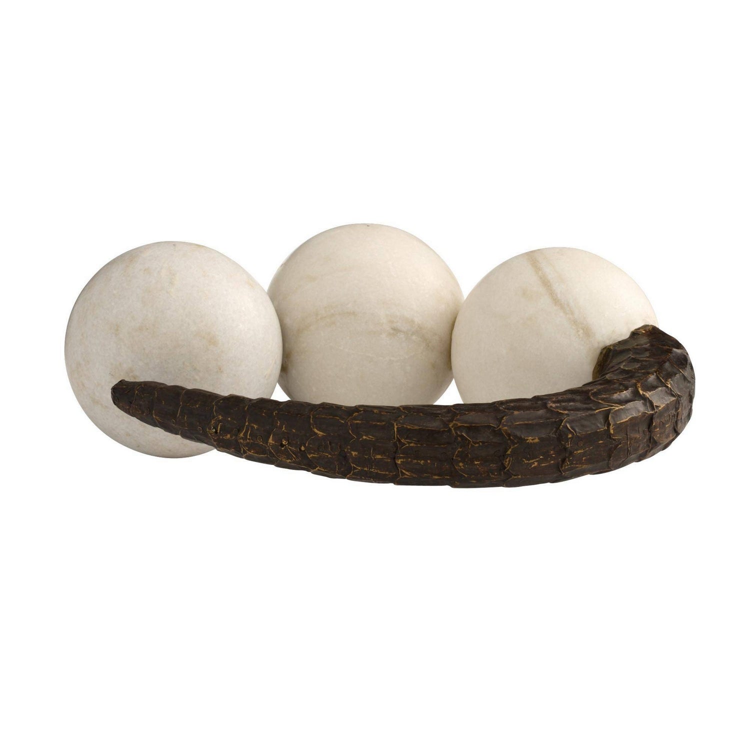 Arteriors - ASI22 - Sculpture - Sonora - Blanc/Bronze