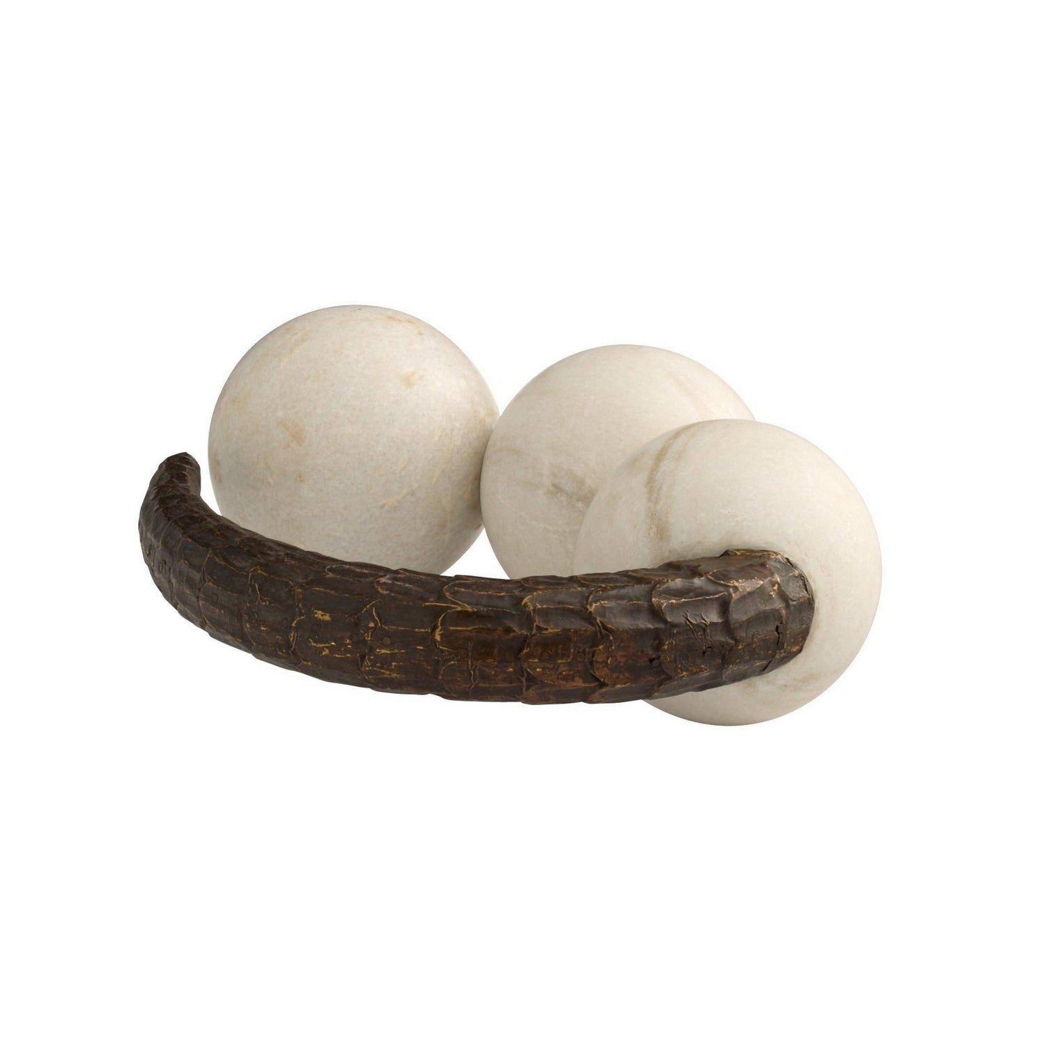 Arteriors - ASI22 - Sculpture - Sonora - Blanc/Bronze