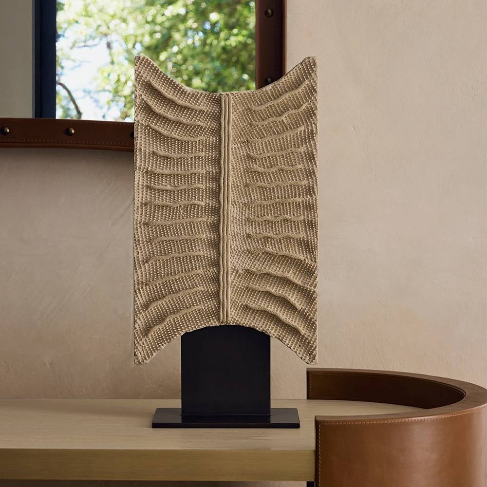 Arteriors - ASC47 - Sculpture - Stèle - Sable/Bronze