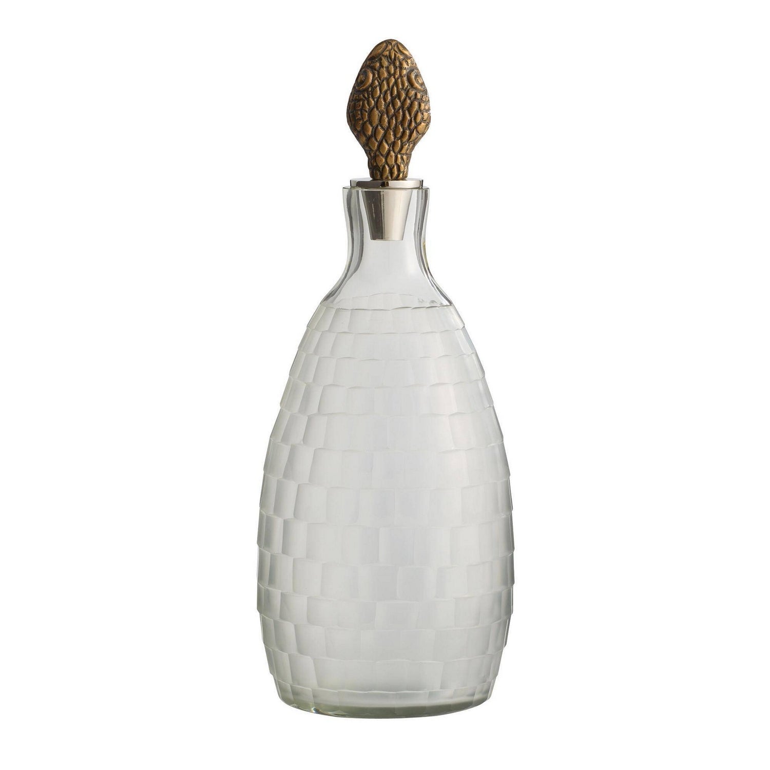 Arteriors - ARI28 - Carafes, lot de 2 - Ophis - Laiton antique/Dépoli