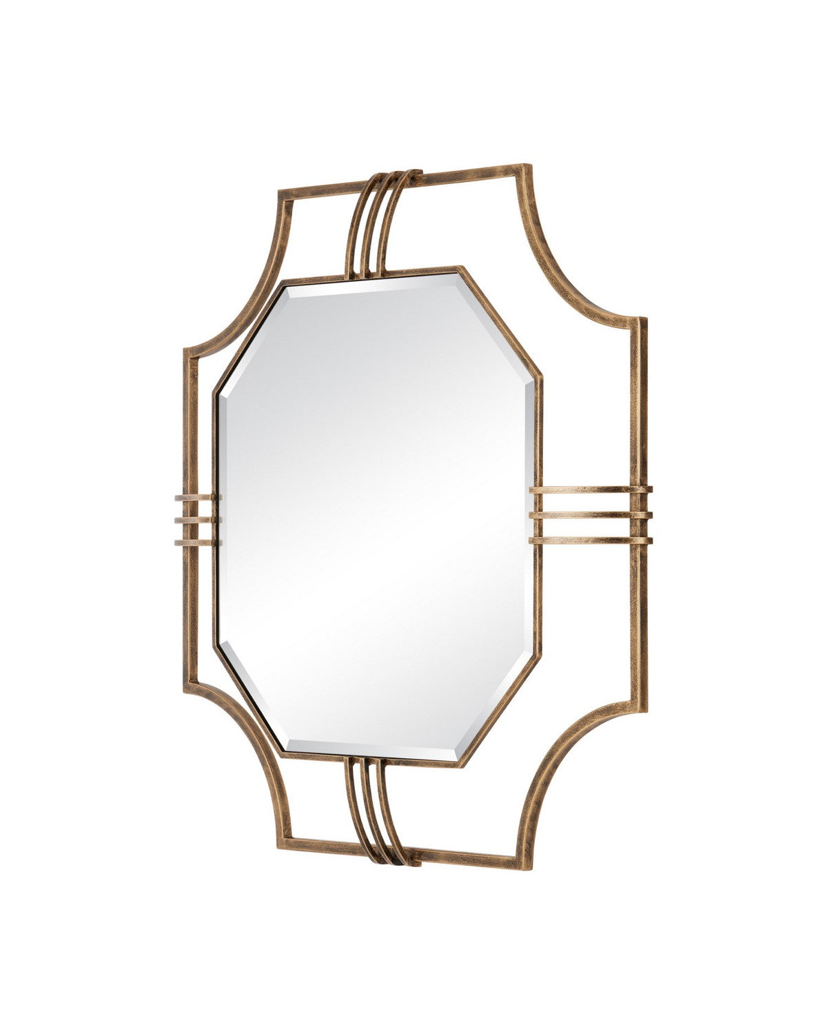 Miroir Sojourner de Currey and Company, référence 1000-0173, finition or antique