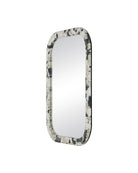Miroir Wolcott de Currey and Company (réf. 1000-0185), blanc/noir/vert