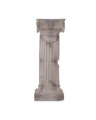 Currey and Company 1200-1087 Colonne phénicienne avec chapiteau en brun rougeâtre antique