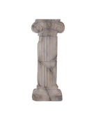 Currey and Company 1200-1087 Colonne phénicienne avec chapiteau en brun rougeâtre antique