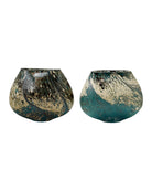 Vase Irida 1200-1119 de Currey and Company, coloris noir/beige/vert