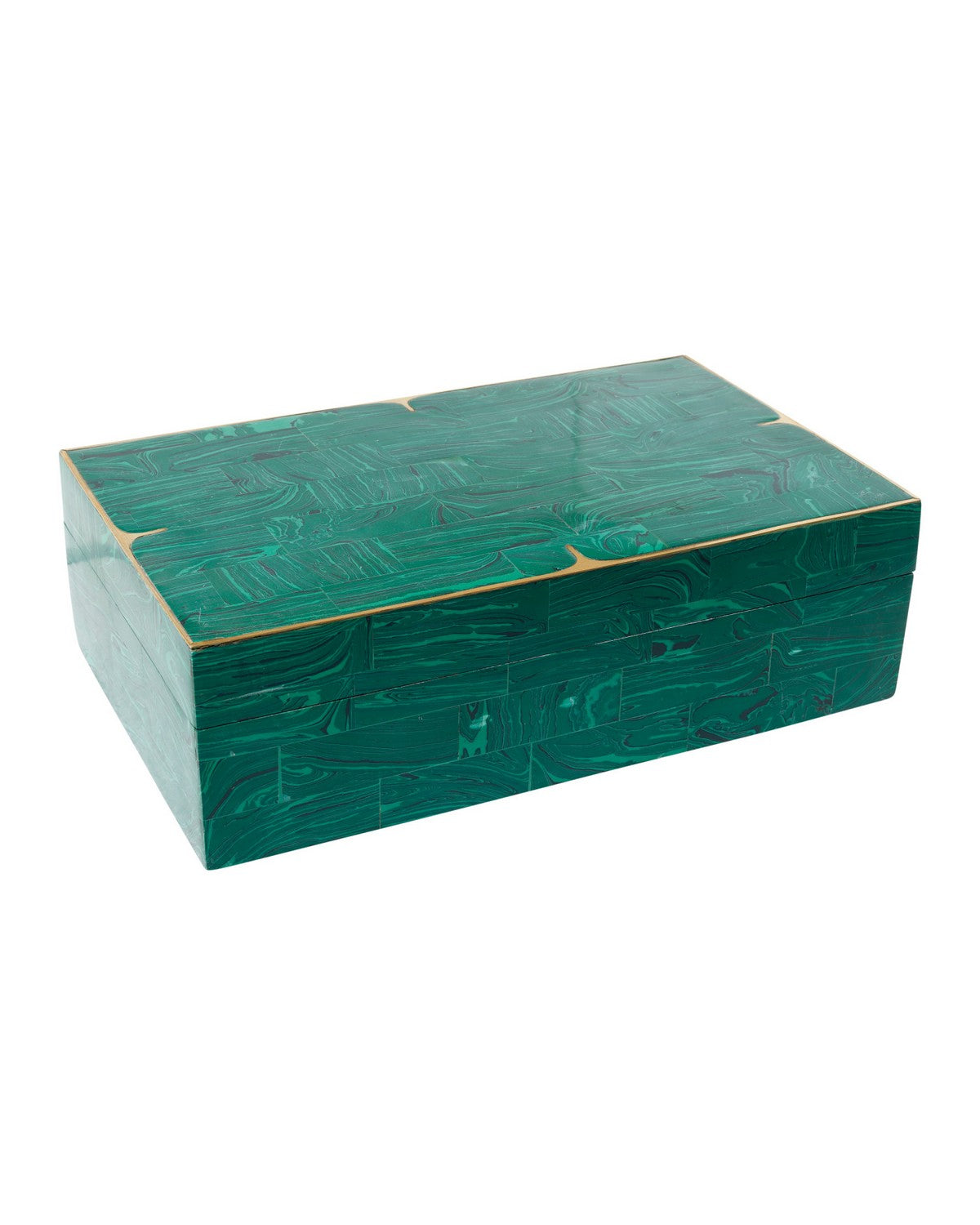 Currey and Company 1200-1122 Coffret Orin de 2 pièces en laiton vert brossé