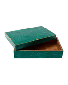 Currey and Company 1200-1122 Coffret Orin de 2 pièces en laiton vert brossé