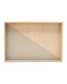 Currey and Company 1200-1142 Plateaux Evren, lot de 2, gris/naturel