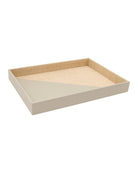 Currey and Company 1200-1142 Plateaux Evren, lot de 2, gris/naturel