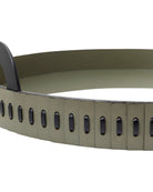 Plateau rond Currey and Company 1200-1146 Cuoio vert/noir