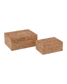 Coffret Comporta 2 pièces Currey and Company 1200-1149, couleur naturelle