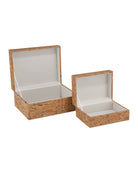 Coffret Comporta 2 pièces Currey and Company 1200-1149, couleur naturelle