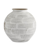 Ensemble de 2 vases Tussock blancs Currey and Company 1200-1158