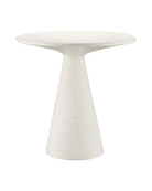Table d'appoint Pendurado Terrazzo C, Currey and Company 2000-0055, coloris ivoire.